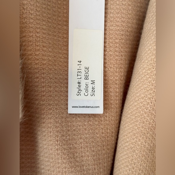 Light pink fur cardigan/coat - Picture 4 of 7